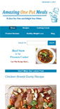 Mobile Screenshot of amazingonepotmeals.com